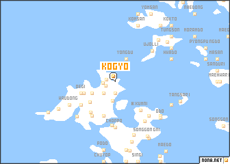 map of Kogyo