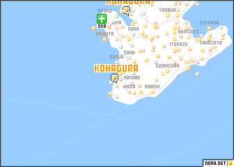 map of Kohagura