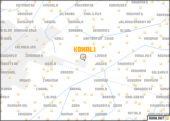 map of Kohāli