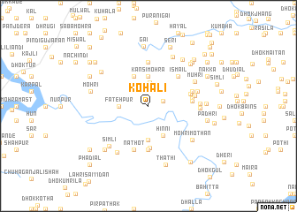 map of Kohāli