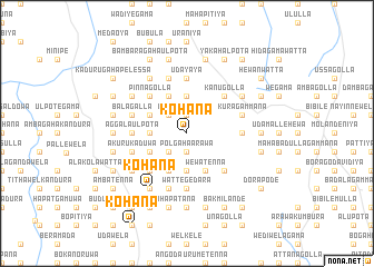 map of Kohana