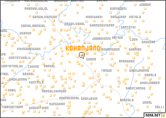 map of Kohan Jand