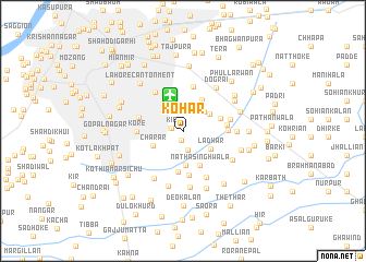 map of Kohār