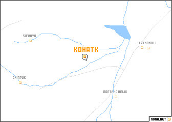 map of Kohatk