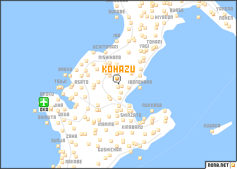 map of Kohazu