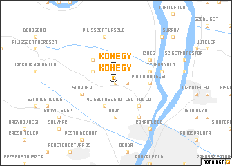 map of Kőhegy