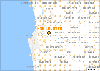 map of Kohilawatta