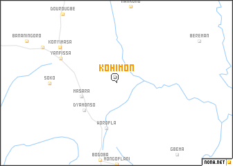 map of Kohimon