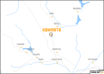 map of Ko-hinata