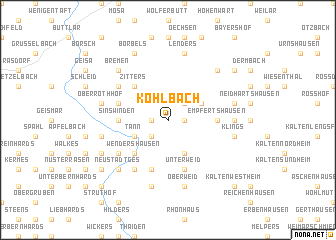 map of Kohlbach