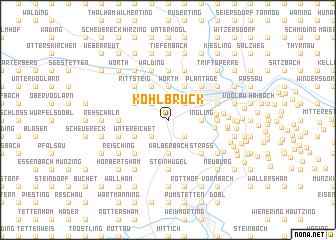 map of Kohlbruck