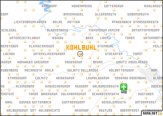 map of Kohlbühl