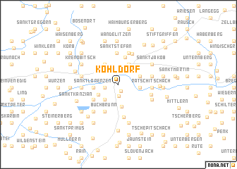 map of Kohldorf