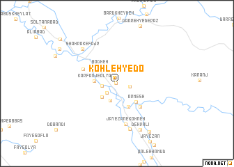 map of Kohleh-ye Do