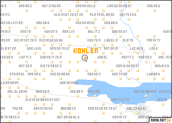 map of Köhlen