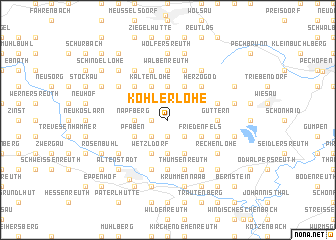 map of Köhlerlohe