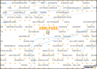 map of Kohlfuß