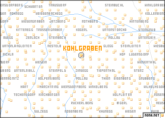 map of Kohlgraben