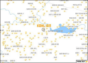 map of Kohliān