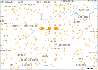 map of Kohli Hamīd