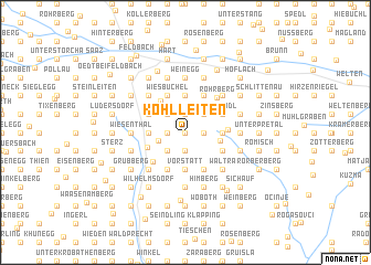map of Kohlleiten