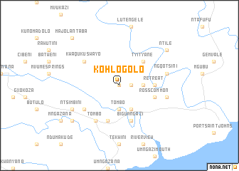 map of Kohlogolo