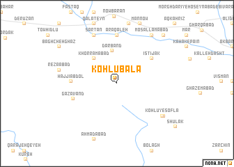 map of Kohlū Bālā