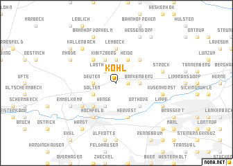 map of Köhl