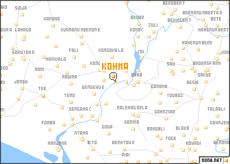 map of Kohma