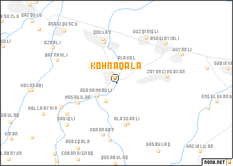 map of Köhnǝqala