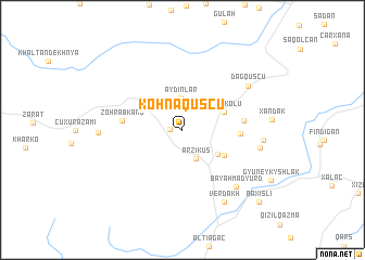 map of Köhnǝ Quşçu