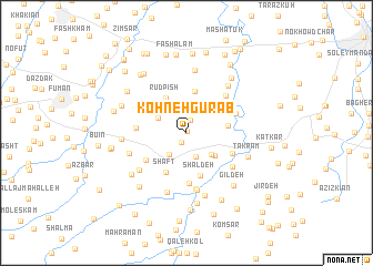 map of Kohneh Gūrāb