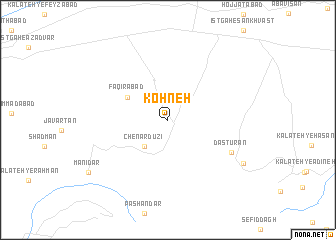 map of Kohneh