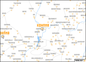 map of Kohnma