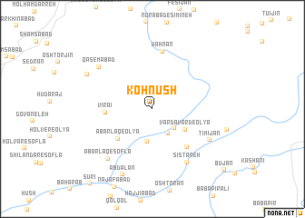 map of Kohnūsh