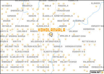 map of Koholanwala