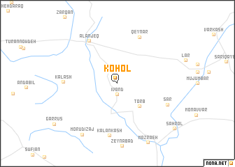 map of Kohol