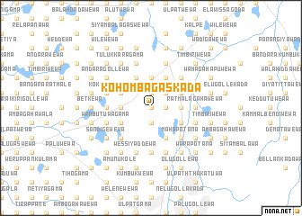 map of Kohombagaskada