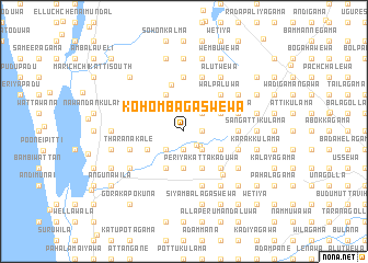 map of Kohombagaswewa