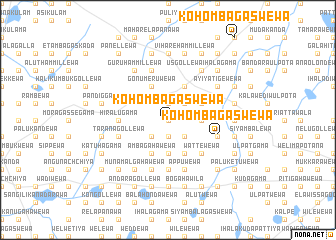 map of Kohombagaswewa