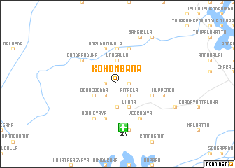 map of Kohombana