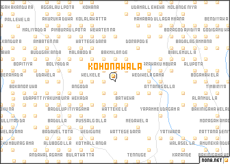map of Kohonawala