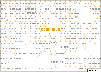 map of Kohowala