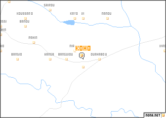 map of Koho