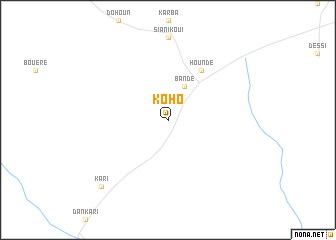 map of Koho