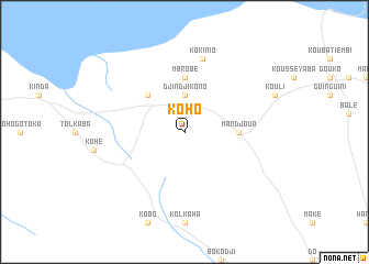 map of Koho