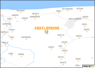 map of Kohtla-Nõmme