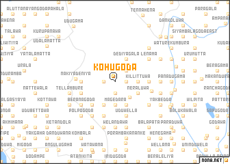 map of Kohugoda