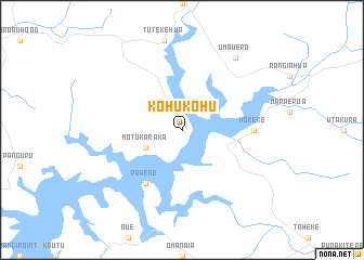 map of Kohukohu