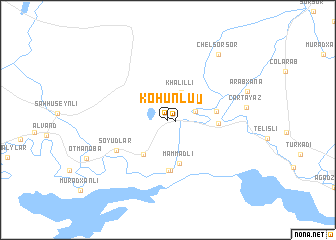 map of Köhünlü